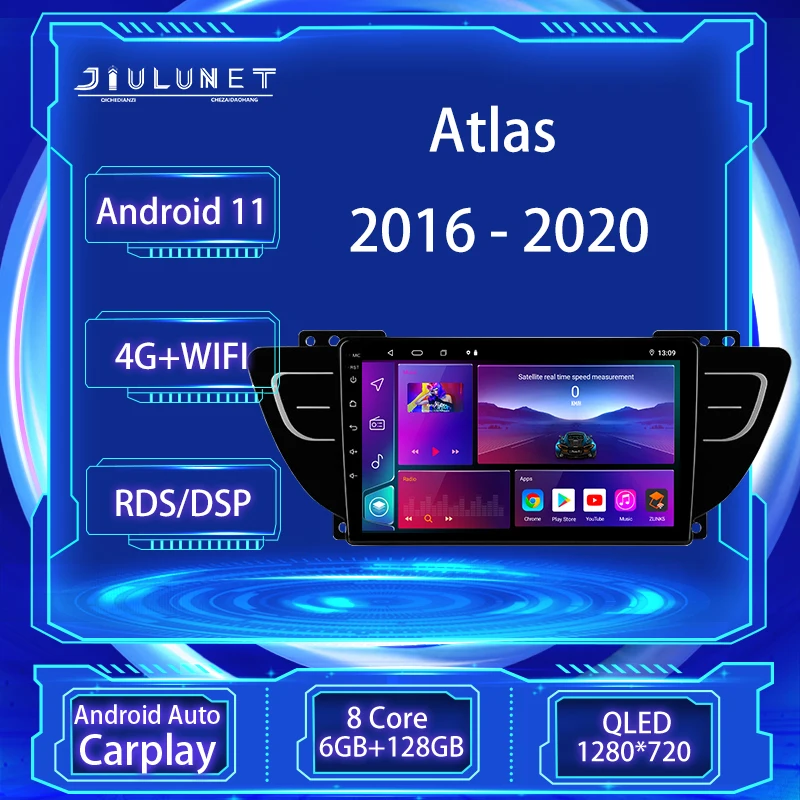 JIULUNET Android 11 8 Core Car Radio Multimedia Video Player For Geely Atlas NL-3 2016 - 2020 Navigation stereo GPS Auto
JIULUNET Android 11 8 Core Car Radio Multimedia Video Player For Geely Atlas NL-3 2016 - 2020 Navigation stereo GPS Auto