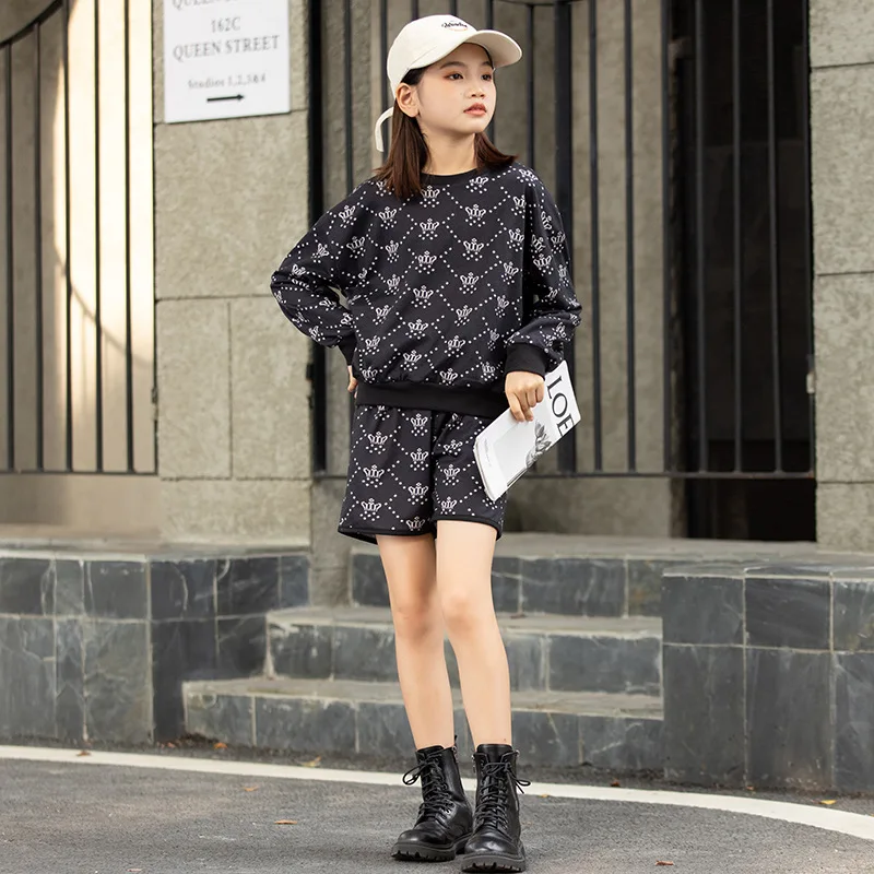 2023 Korean Spring Autumn Children 2pcs Suit Junior Girl Printed O-neck Top Toddler Girl Skirt Teen Girl Sets For Girl 2 Pieces
2023 Korean Spring Autumn Children 2pcs Suit Junior Girl Printed O-neck Top Toddler Girl Skirt Teen Girl Sets For Girl 2 Pieces