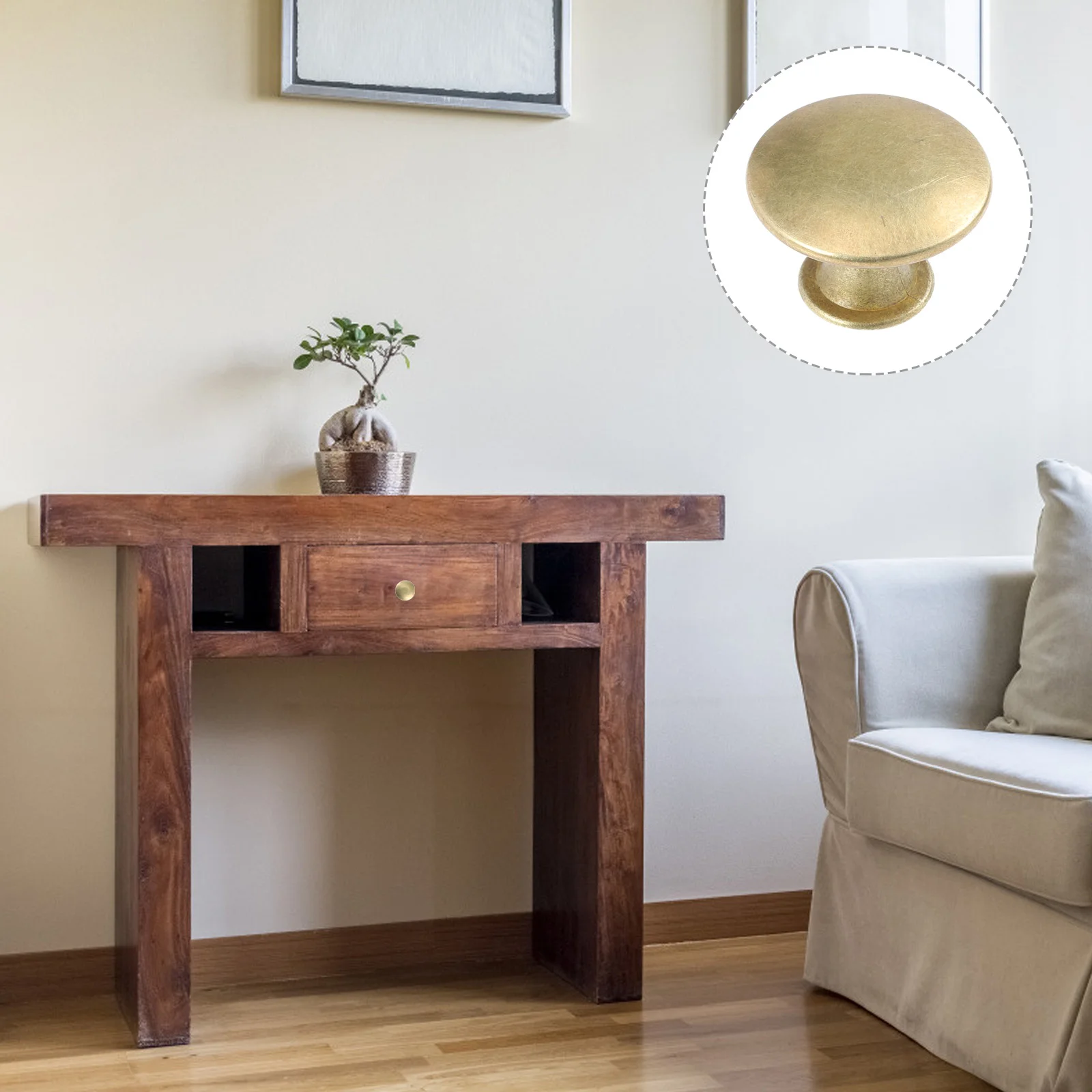 Brass Drawer Handles Cabinet Door Simple Knobs Small Round Cupboard Ornament Pulls
Brass Drawer Handles Cabinet Door Simple Knobs Small Round Cupboard Ornament Pulls