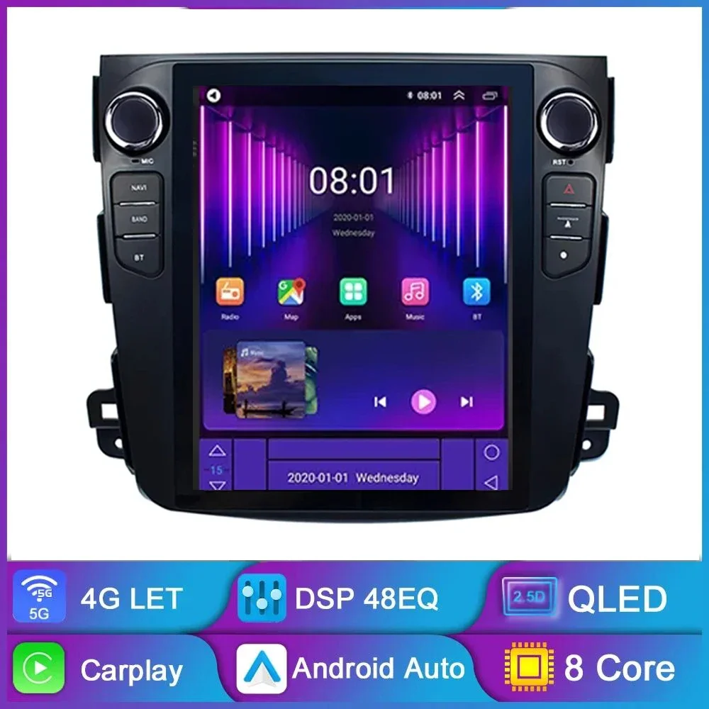 

8G+128G Car Radio for Mitsubishi Outlander 2 2005 - 2012 Android 13 Carplay Auto 2 Din Multimedia Player GPS 2 Din DVD Head Unit