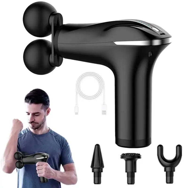Muscle Massager Handheld Double-Headed Electric Vibration Deep Tissue Percussion Muscle Massage Device 6 Speed Vibration Quiet
Muscle Massager Handheld Double-Headed Electric Vibration Deep Tissue Percussion Muscle Massage Device 6 Speed Vibration Quiet