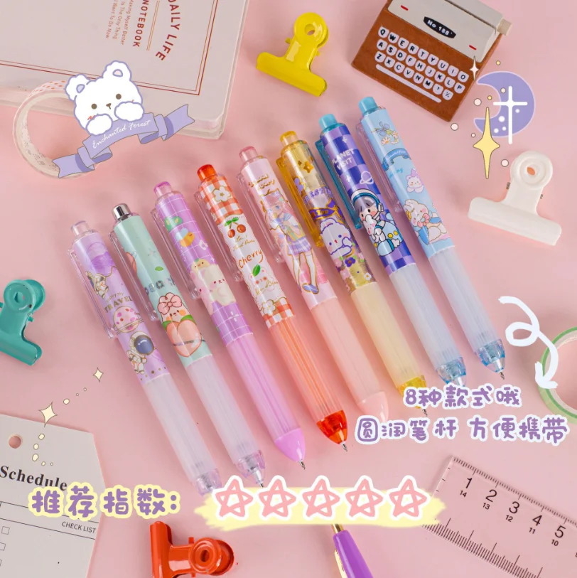 36 pcs/lot Kawaii Animal Girl Press Gel Pen Cute 0.5mm black Ink Neutral Pens Promotional Gift Office School Supplies
36 pcs/lot Kawaii Animal Girl Press Gel Pen Cute 0.5mm black Ink Neutral Pens Promotional Gift Office School Supplies