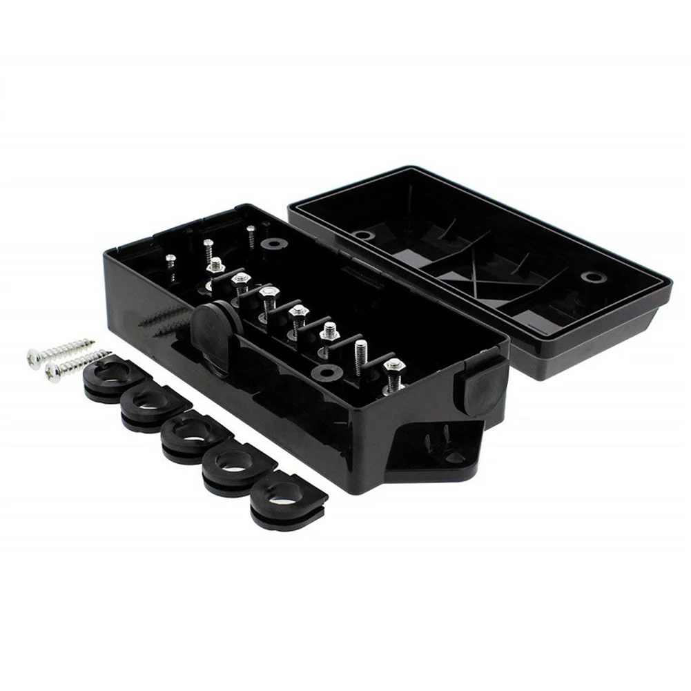 Car Junction Box 7 Gang Accessories 12V Cable Connection Parts 7 Pole Plastic& Metal Replacement Rubber Grommet
Car Junction Box 7 Gang Accessories 12V Cable Connection Parts 7 Pole Plastic& Metal Replacement Rubber Grommet