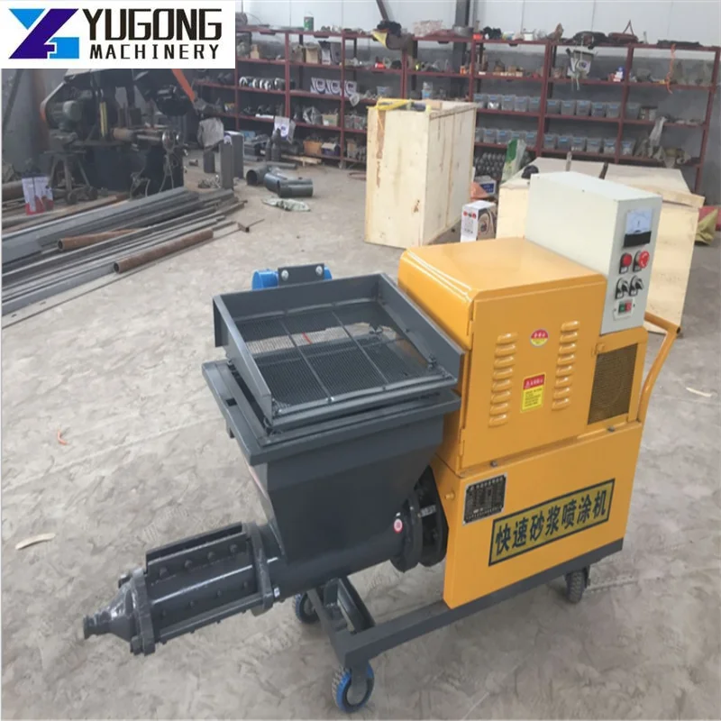 YG Auto Sand Mortar Spraying Pump Machine/wall Cement Plaster Machine for Construction Cement Sprayer Mortar Spraying Machine
YG Auto Sand Mortar Spraying Pump Machine/wall Cement Plaster Machine for Construction Cement Sprayer Mortar Spraying Machine