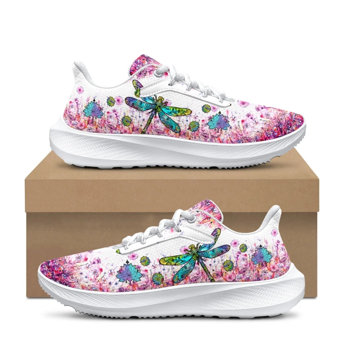 INSTANTARTS Brand Women Running Shoes Sneakers Male Tenis Spring Pink Floral Dragonfly Print Sport Shoes Walking Footwear 2023
INSTANTARTS Brand Women Running Shoes Sneakers Male Tenis Spring Pink Floral Dragonfly Print Sport Shoes Walking Footwear 2023