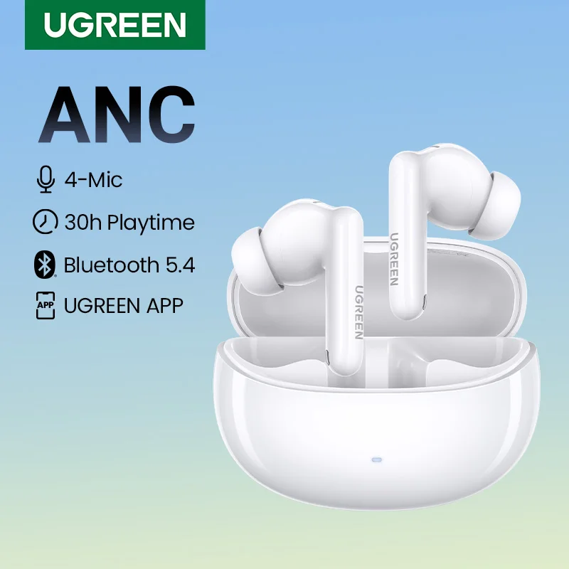 TWS-наушники UGREEN HiTune T3 Pro с поддержкой Bluetooth и активным шумоподавлением
TWS-наушники UGREEN HiTune T3 Pro с поддержкой Bluetooth и активным шумоподавлением
