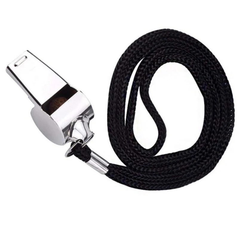 

Stainless Steel Whistle First Aid Soccer Football Basketball Hockey Baseball Sports Referee Whistle Survival Outdoor
