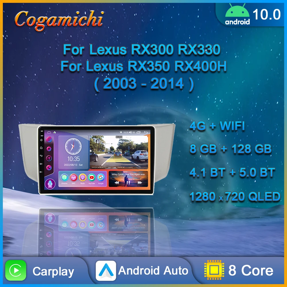 For Lexus RX300 RX330 RX350 RX400H 2003-2014 Android Car Radio Multimedia Player Navigation GPS Carplay Touch Screen Auto Stereo
For Lexus RX300 RX330 RX350 RX400H 2003-2014 Android Car Radio Multimedia Player Navigation GPS Carplay Touch Screen Auto Stereo