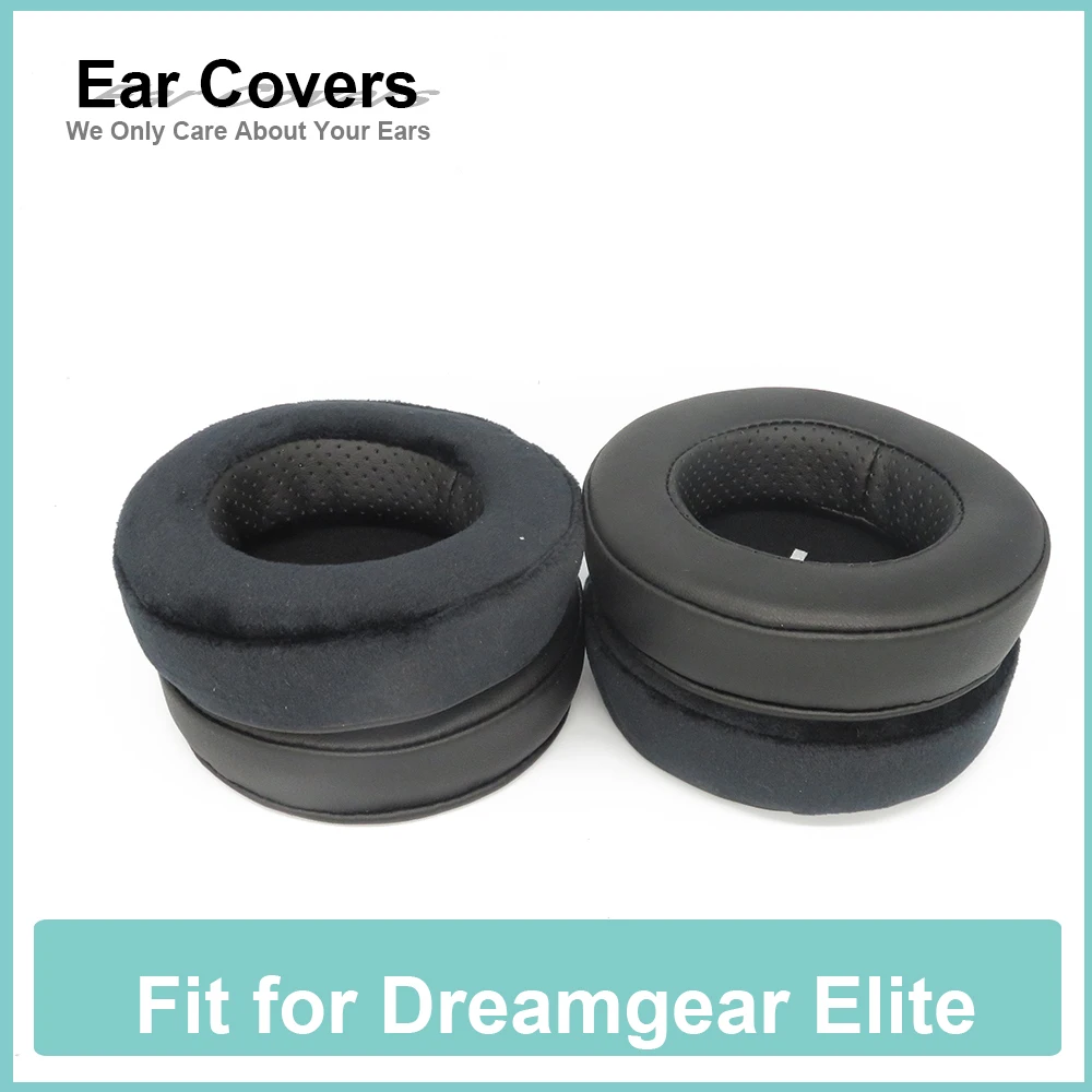 

Earpads For Dreamgear Elite Headphone Earcushions Protein Velour Pads Memory Foam Ear Pads