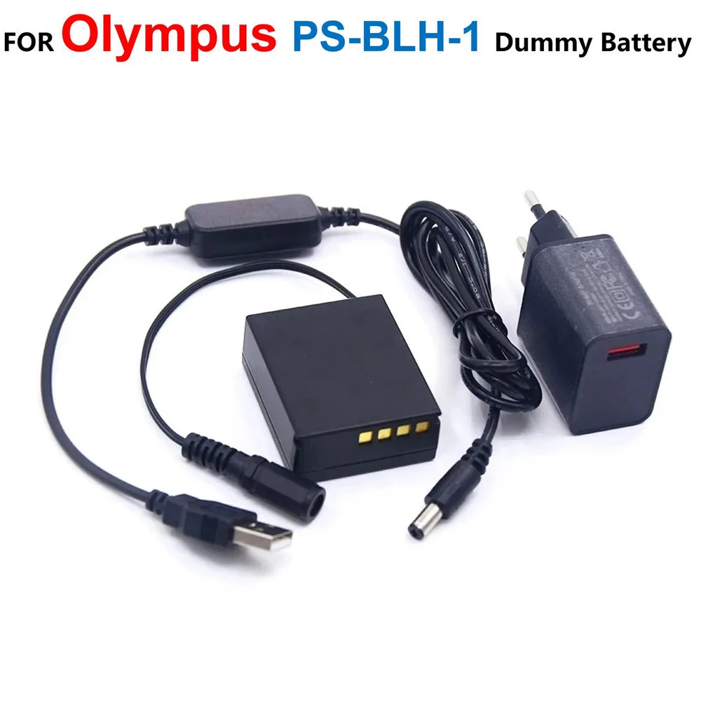 USB Power Cable+PS-BLH-1 BLH1 Fake Battery+5V Adapter Charger For Olympus EM1 MARK II EM1-2 EM1 Mark 2
USB Power Cable+PS-BLH-1 BLH1 Fake Battery+5V Adapter Charger For Olympus EM1 MARK II EM1-2 EM1 Mark 2