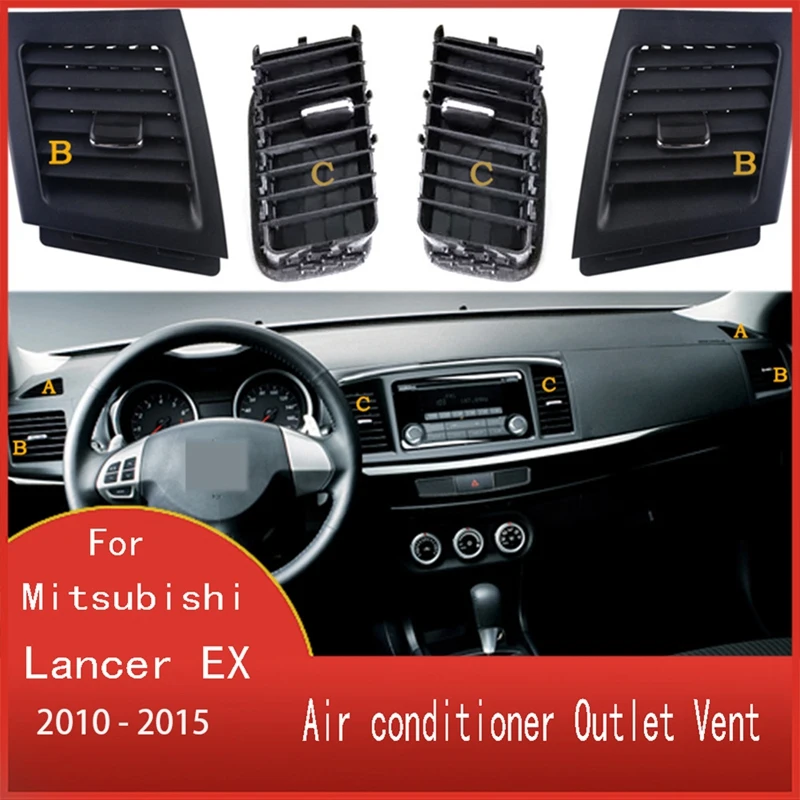 4Pcs Car Instrument Panel Vents Air Conditioner Outlet Vent For Mitsubishi Lancer EX 2010-2015 8030A143XA 8030A146HA
4Pcs Car Instrument Panel Vents Air Conditioner Outlet Vent For Mitsubishi Lancer EX 2010-2015 8030A143XA 8030A146HA