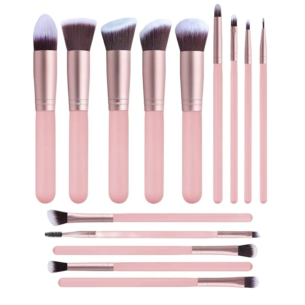 

14Pcs Professional Makeup Brush Set Foundation Powder Eyebrow Eyeshadow Eyeliner Blending Brush Face Cosmetic Women Beauty Tools