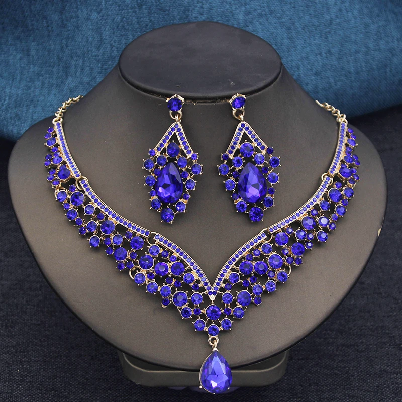 Elegant 2pcs Rhinestone Crystal Choker Necklace Sets for Women Fashion Jewelry Sets Bridal Wedding Dubai Necklace Earrings Set 4 Mallzona S2e92186b04e04acaac7d8167ac6a6fb0C Elegant 2pcs Rhinestone Crystal Choker Necklace Sets for Women Fashion Jewelry Sets Bridal Wedding Dubai Necklace Earrings Set Mallzona
