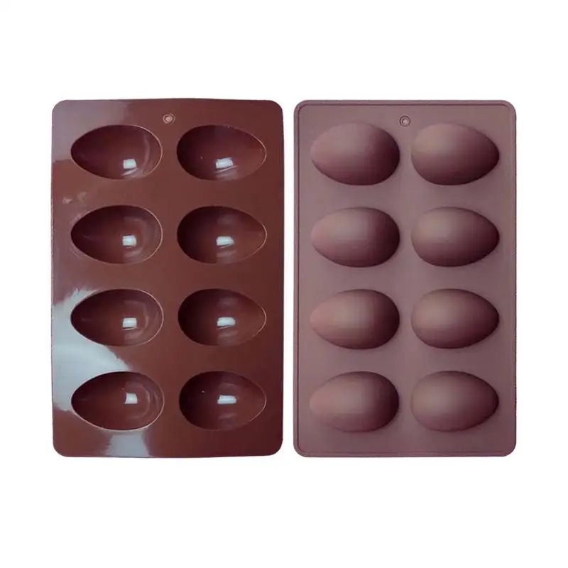 

Hole Easter Egg Shape Silicone Mold Food Grade Cake Decorating Chocolate Mold Easter DIY Baking Tools W0