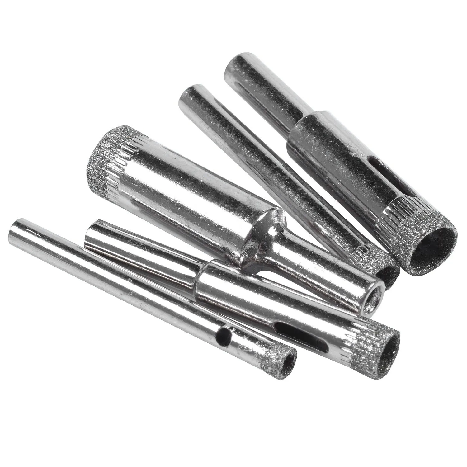 5Pcs Diamond Coated Core Hole Saw Bit Set Tool For Tile Marble Glass Ceramic 5/6/8/10/12mm
5Pcs Diamond Coated Core Hole Saw Bit Set Tool For Tile Marble Glass Ceramic 5/6/8/10/12mm