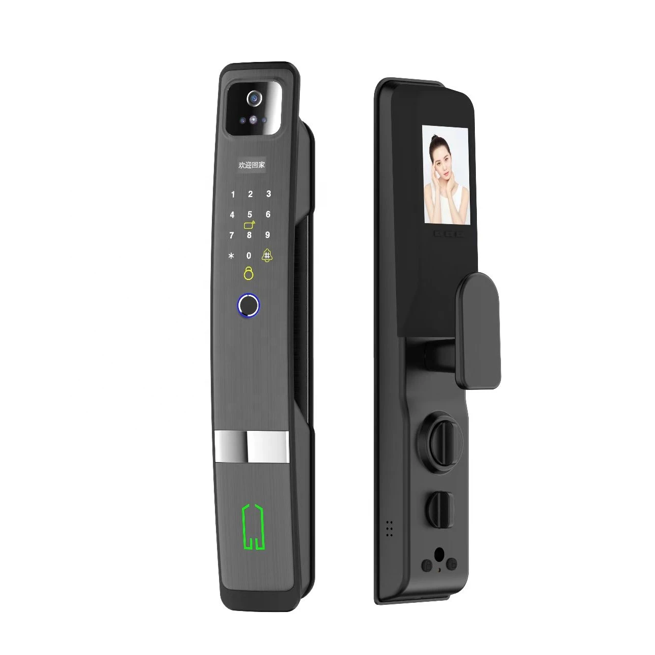 Huarui lock hr20 3D facial recognition Wholesale Safety Electronic Automatic Tuya App Smart Door Lock with Camera
Huarui lock hr20 3D facial recognition Wholesale Safety Electronic Automatic Tuya App Smart Door Lock with Camera