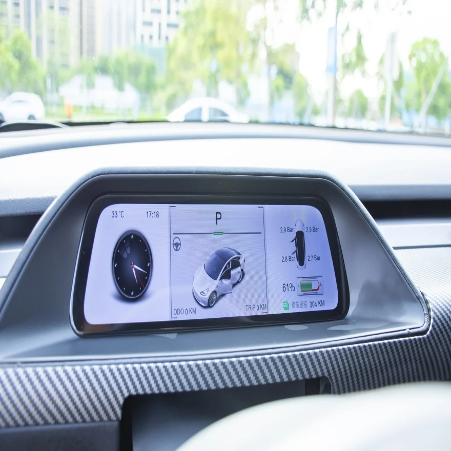 Digital LCD 9.66" 1440*480 High clearly Car accessory Factory Price Dash Board 2022 Newfor teslas model3/ Y2019-2021Year
Digital LCD 9.66" 1440*480 High clearly Car accessory Factory Price Dash Board 2022 Newfor teslas model3/ Y2019-2021Year