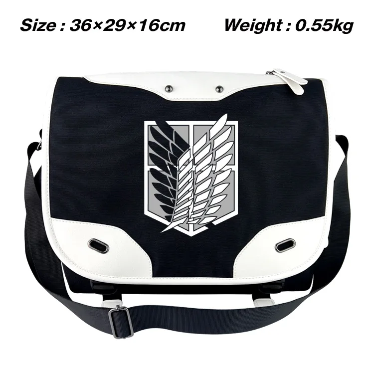 Anime Attack On Titan Shingeki no Kyojin Messenger Shoulder Bags Student Bookbag Teens Cartoon Crossbody Bag Gifts
Anime Attack On Titan Shingeki no Kyojin Messenger Shoulder Bags Student Bookbag Teens Cartoon Crossbody Bag Gifts