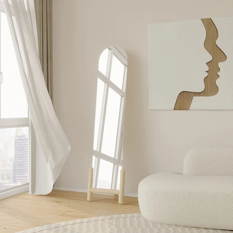 Light Luxury Ins Style Dressing Mirror Home Floor Mirror Full Body Mirror Modern Simple and Slim Mirror Solid Wood Fitting
Light Luxury Ins Style Dressing Mirror Home Floor Mirror Full Body Mirror Modern Simple and Slim Mirror Solid Wood Fitting