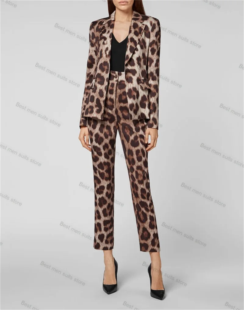 Leopard Velvet Women Suits Set 2 Pieces Blazer+Pants Formal Office Lady Jacket Coat Guest Prom Dress Wedding Tuxedo Custom Made
Leopard Velvet Women Suits Set 2 Pieces Blazer+Pants Formal Office Lady Jacket Coat Guest Prom Dress Wedding Tuxedo Custom Made