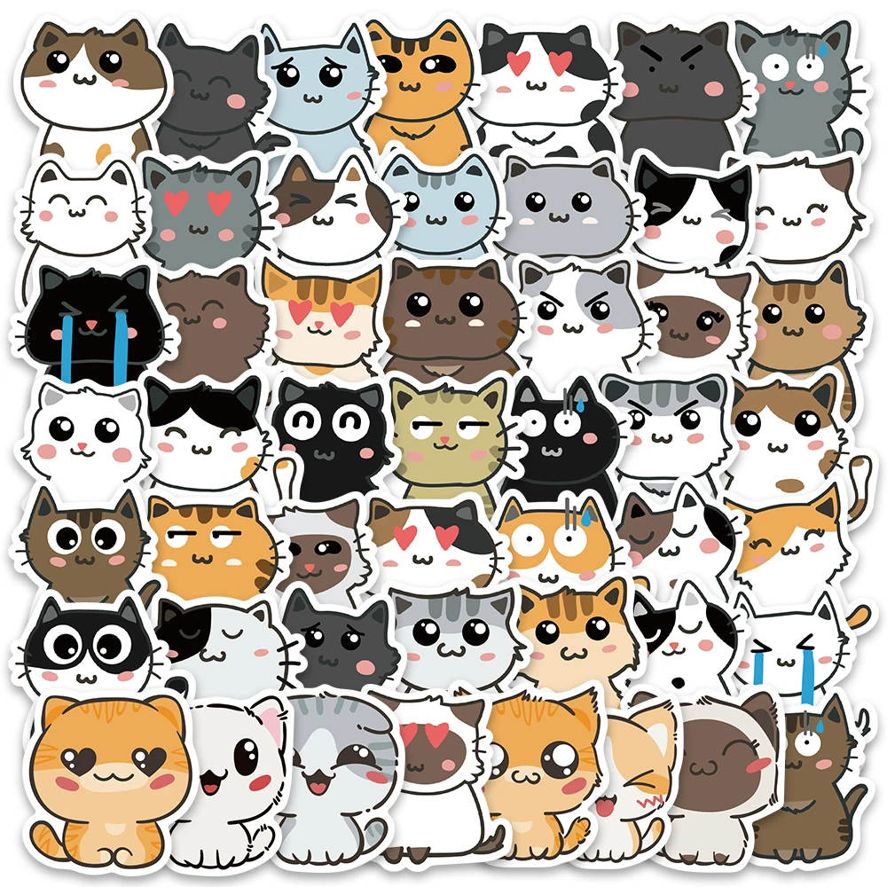 10/50Pcs Cute Kawaii Cats Stickers Cartoon Animal Decals Laptop Suitcase Guitar Notebook Fridge Scrapbook Phone Graffiti Sticker
10/50Pcs Cute Kawaii Cats Stickers Cartoon Animal Decals Laptop Suitcase Guitar Notebook Fridge Scrapbook Phone Graffiti Sticker