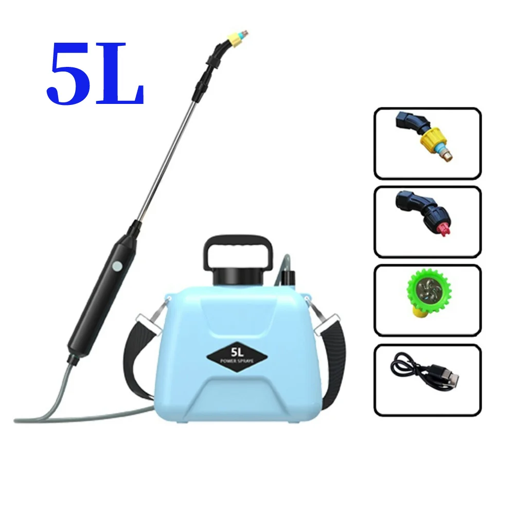 5L Electric Sprayer USB Rechargeable Power Watering Can 2 Modes Telescopic Handle with Shoulder Strap Garden Irrigation Tools
5L Electric Sprayer USB Rechargeable Power Watering Can 2 Modes Telescopic Handle with Shoulder Strap Garden Irrigation Tools