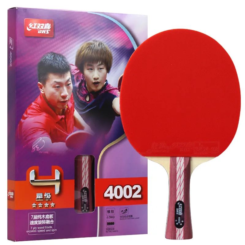 DHS 4 Four Star Table Tennis Racquet H4002 Horizontal Plate H4006 Direct Racquet Double sided Reverse Adhesive Long Adhesive
DHS 4 Four Star Table Tennis Racquet H4002 Horizontal Plate H4006 Direct Racquet Double sided Reverse Adhesive Long Adhesive