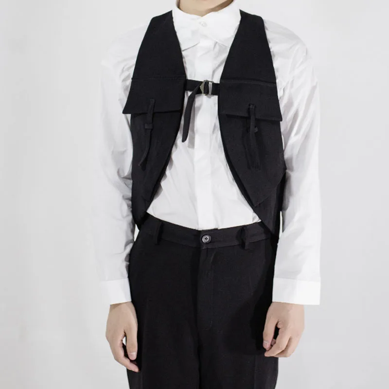 Жилет мужской, асимметричный, Повседневный, размера плюс
Жилет мужской, асимметричный, Повседневный, размера плюс