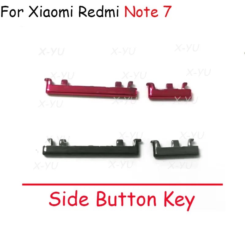 

Кнопка питания для Xiaomi Redmi Note 7 / Note 7 Pro кнопка включения/выключения громкости вверх вниз Боковая кнопка запасные части