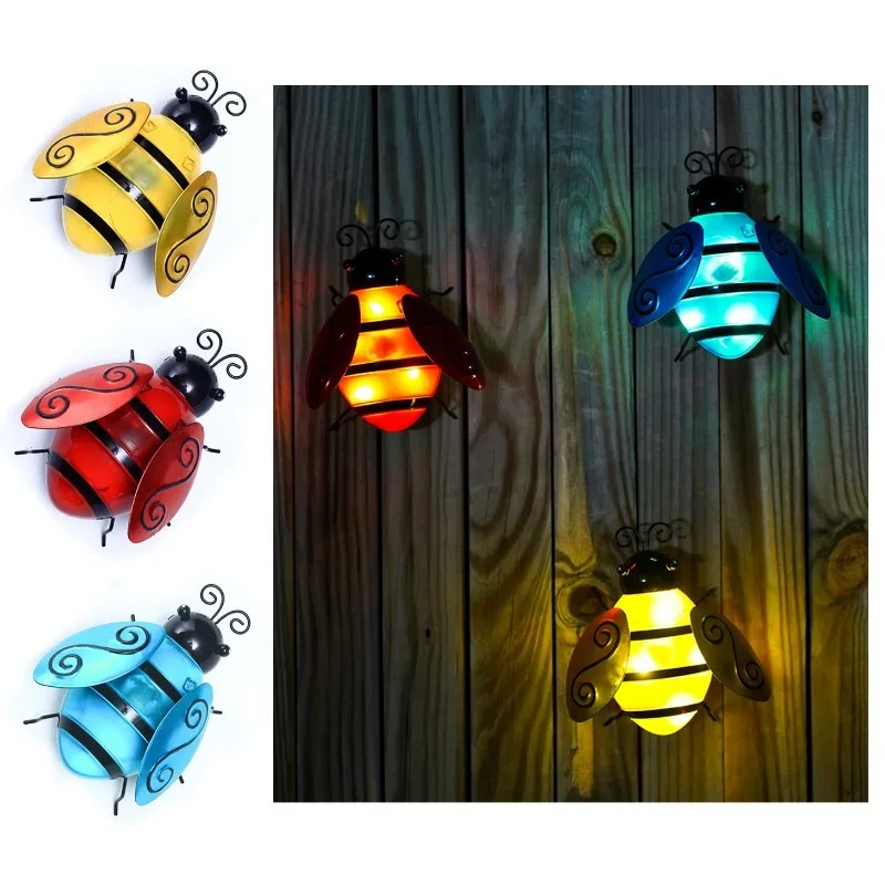 6Pcs New Solar Bee Lights Shaped Outdoor Decoration Iron Art Courtyard Landscape Lamps LED Garden Lawn Festival Party Decoration
6Pcs New Solar Bee Lights Shaped Outdoor Decoration Iron Art Courtyard Landscape Lamps LED Garden Lawn Festival Party Decoration