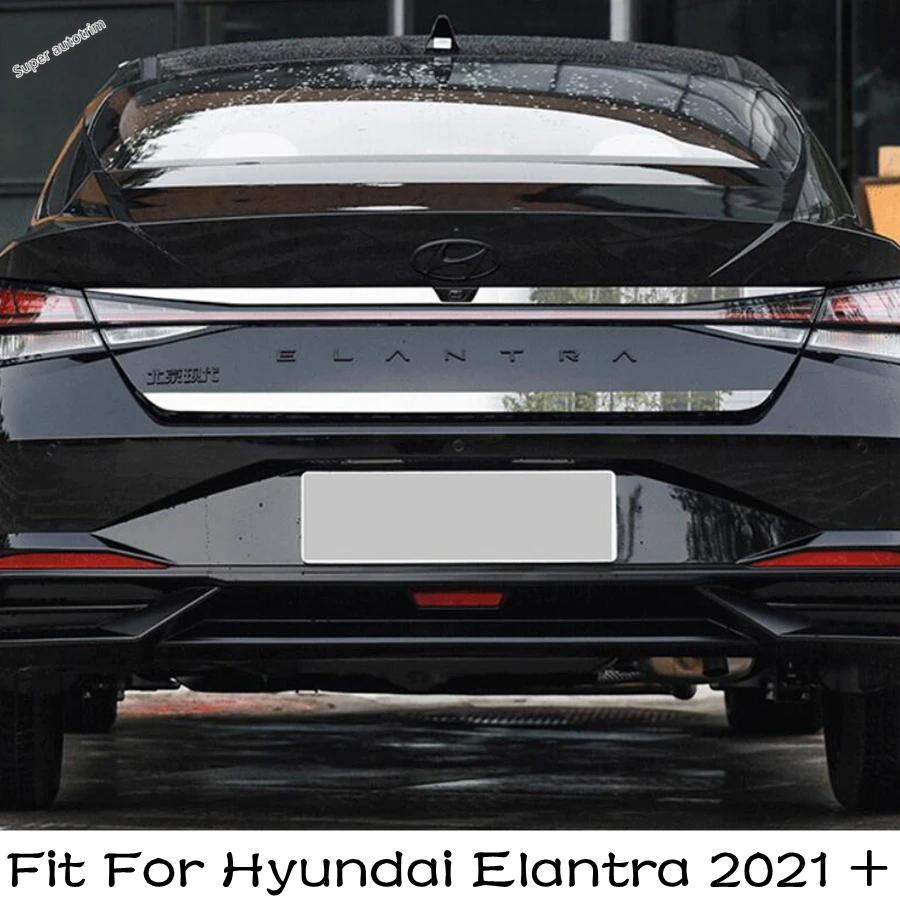 Rear Tail Trunk Door Lid & Upper Tailgate Overlay Strip Cover Trim Fit For Hyundai Elantra 2021 - 2023 External Spare Parts
Rear Tail Trunk Door Lid & Upper Tailgate Overlay Strip Cover Trim Fit For Hyundai Elantra 2021 - 2023 External Spare Parts
