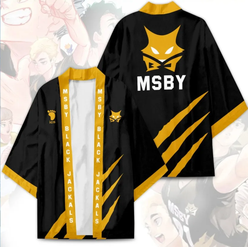 Anime Haikyuu!! Haori Yukata Cosplay Costumes Japanese Kimono Short Sleeve Shirts Streetwear Outfits for Women Men Role Play
Anime Haikyuu!! Haori Yukata Cosplay Costumes Japanese Kimono Short Sleeve Shirts Streetwear Outfits for Women Men Role Play