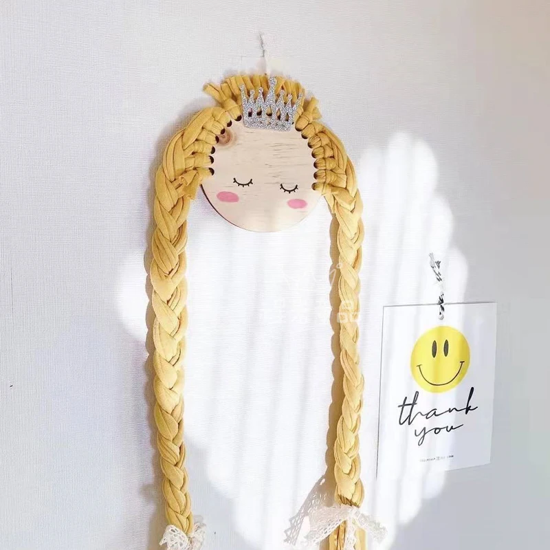 Braids Girl Hanging Wall Decor Hairpin Holder Nordic Style Nursery Kids Room Decoration Kawaii Home Decor Living Room Ornaments
Braids Girl Hanging Wall Decor Hairpin Holder Nordic Style Nursery Kids Room Decoration Kawaii Home Decor Living Room Ornaments
