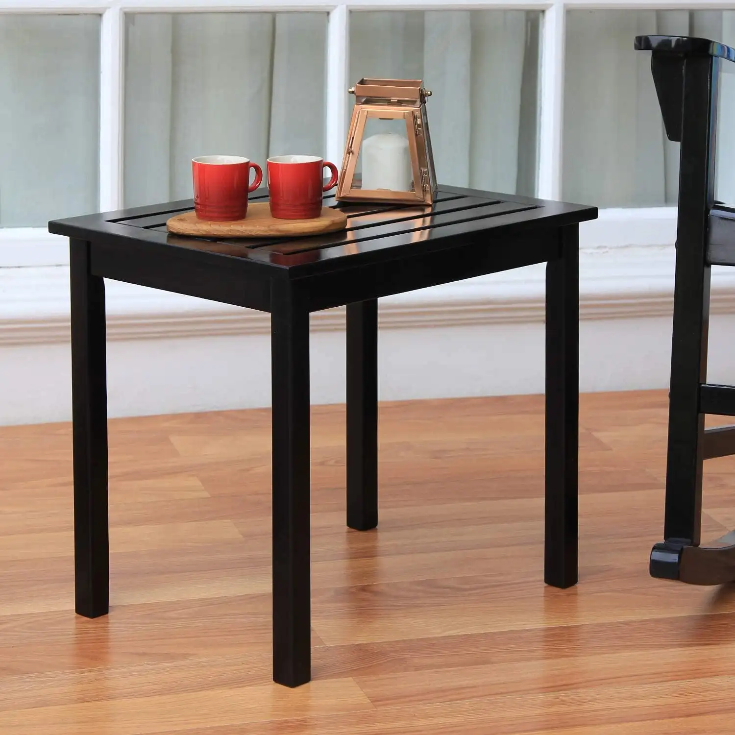 Cambridge Casual Mainstays Wooden Outdoor Side Table/End Table for Patio Furniture, Black
Cambridge Casual Mainstays Wooden Outdoor Side Table/End Table for Patio Furniture, Black