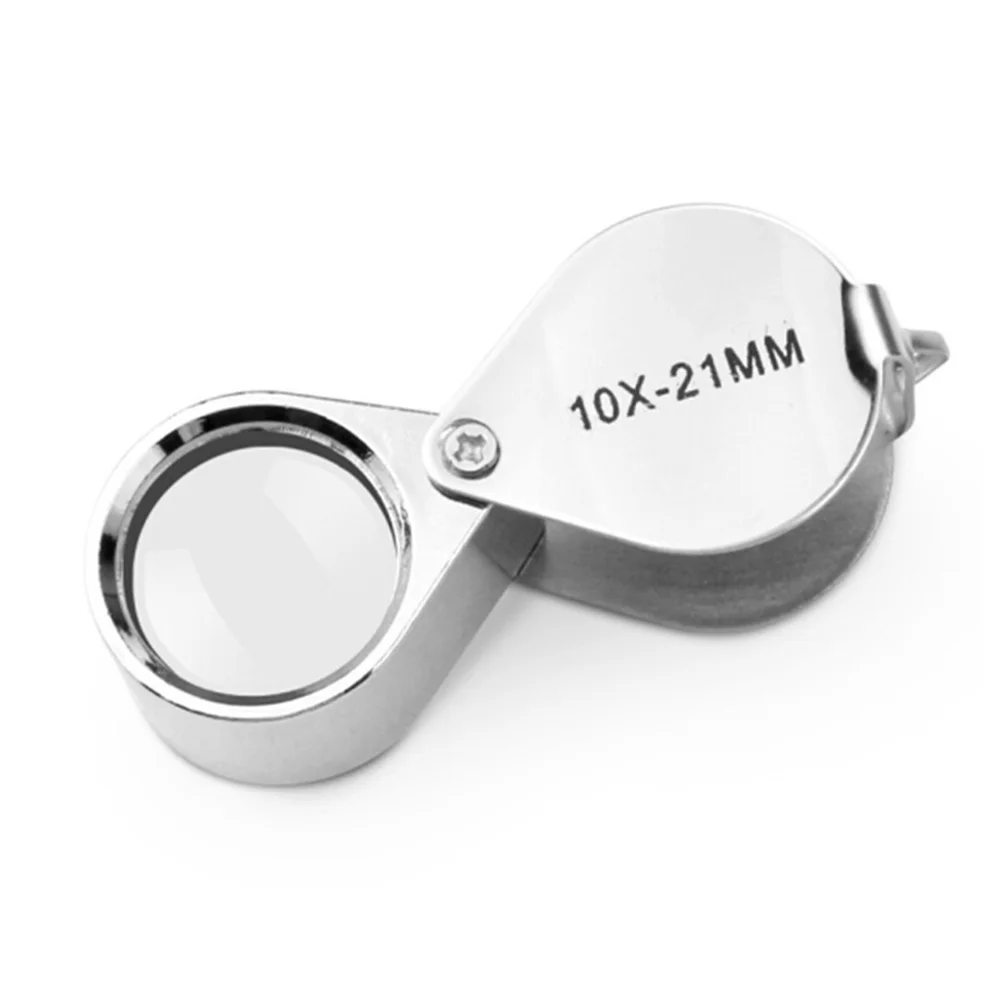 21mm Magnifier Storage Box 2pcs,Glass Lens , Foldable Jewellers Loupe PORTABLE Silver Useful Practical Durable
21mm Magnifier Storage Box 2pcs,Glass Lens , Foldable Jewellers Loupe PORTABLE Silver Useful Practical Durable