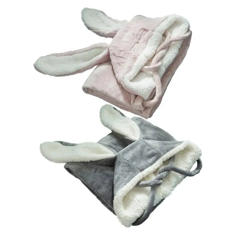 

Girls Oversized Blanket Hoodie Bunny Ear Blanket Hooded Cloak Comfortable Warm Soft Cozy Hooded Blanket For Women And Kids