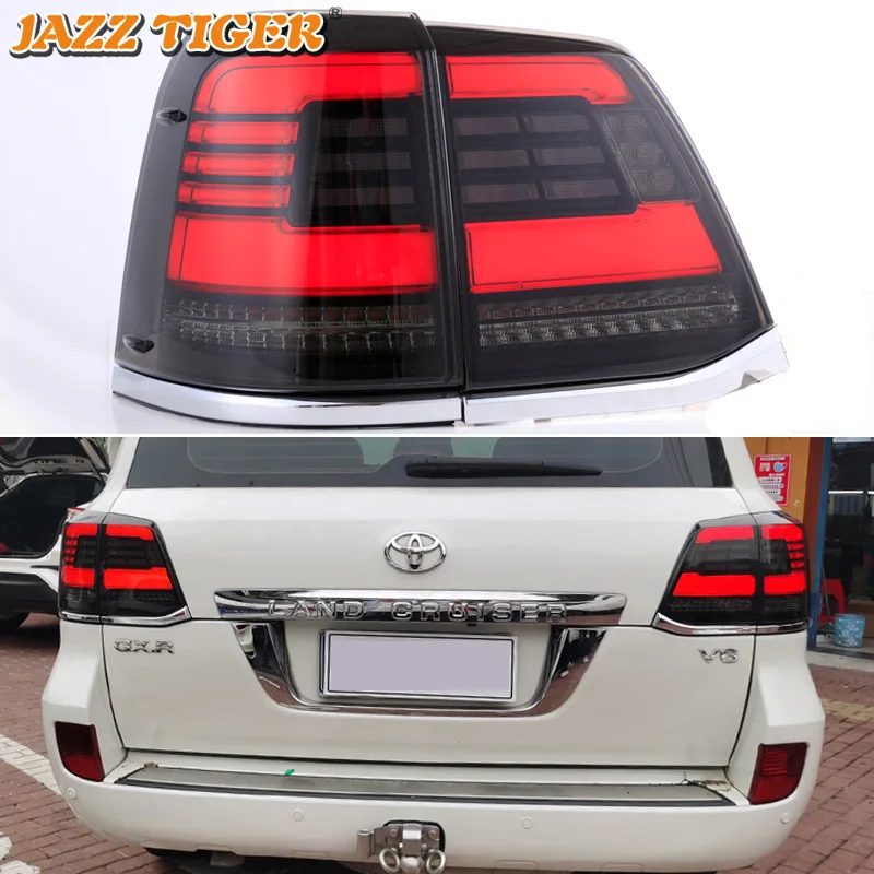 

Car LED Taillight Tail Light For Toyota Land Cruiser 200 2008 - 2015 LC200 Rear Running Light + Brake + Reverse + Turn Signal
