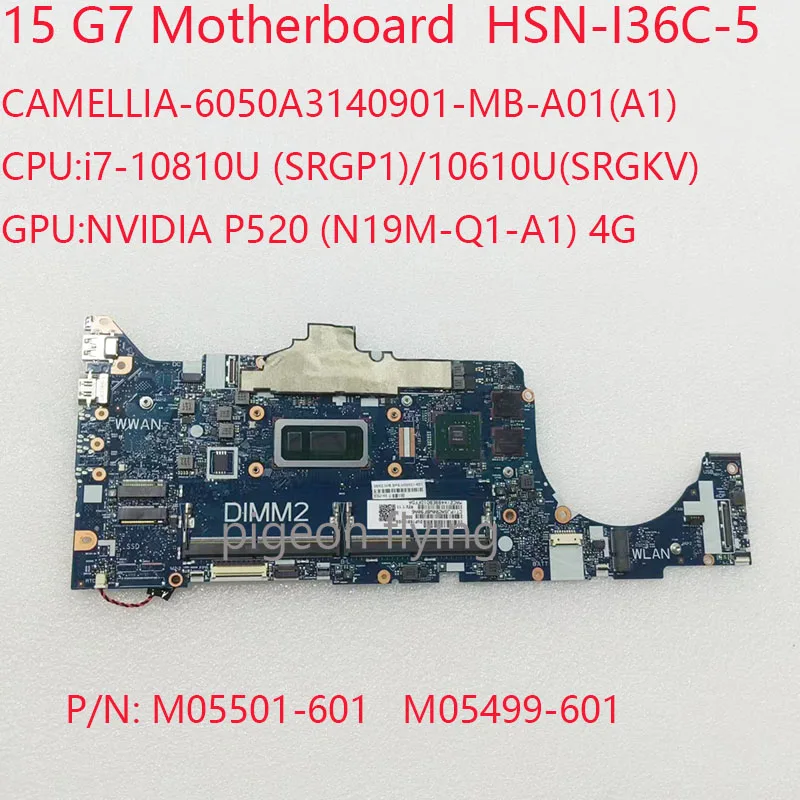 15 G7 Motherboard 6050A3140901 HSN-I36C-5 M05501-601 M05499-601 For HP ZBook Firefly 15 G7 CPU:i7 GPU:P520 4G 4G 100%Test OK
15 G7 Motherboard 6050A3140901 HSN-I36C-5 M05501-601 M05499-601 For HP ZBook Firefly 15 G7 CPU:i7 GPU:P520 4G 4G 100%Test OK