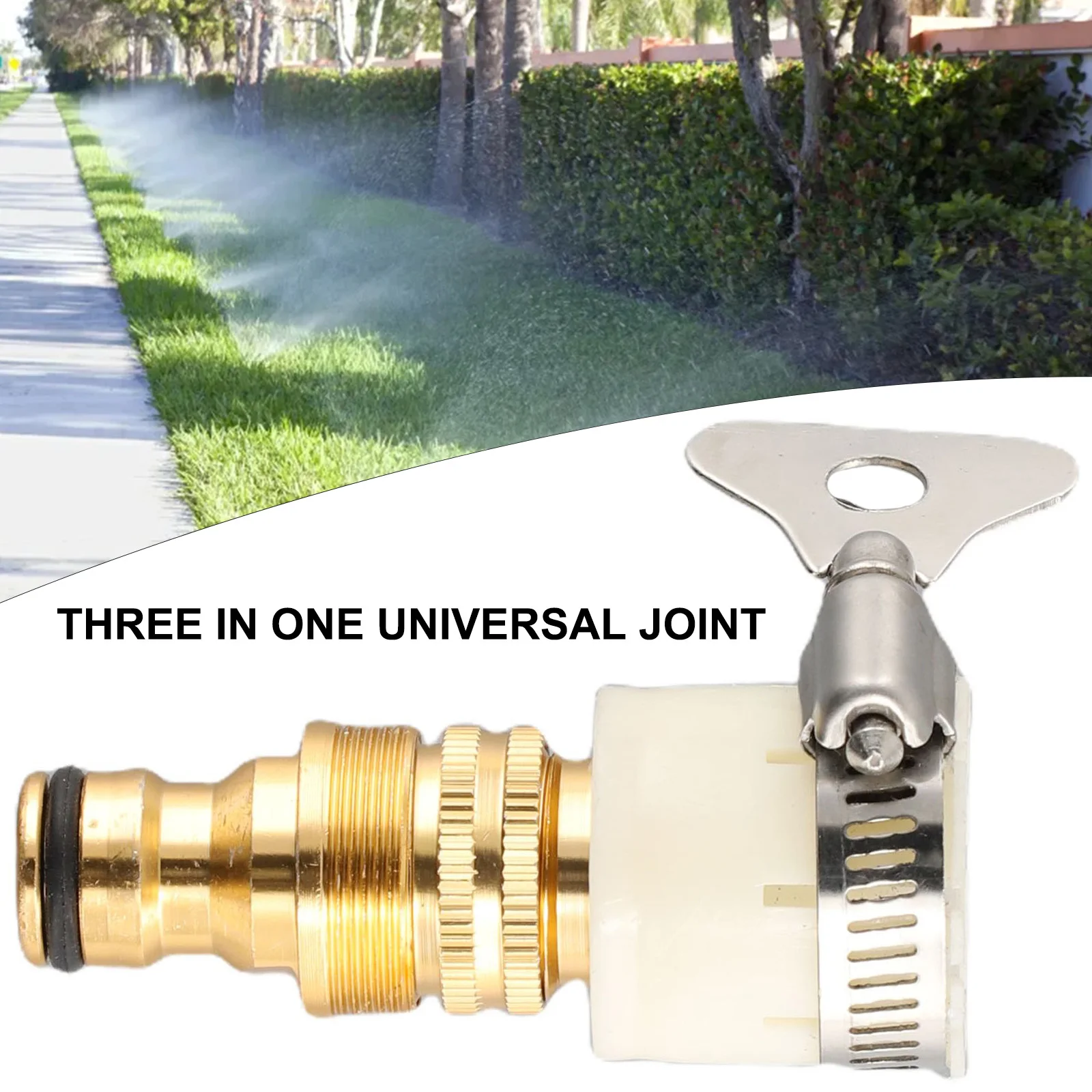 Tap Connector Faucet Adapter Aluminium Alloy Copper Plating Pipe Washing Machines Water Hose White&Gold 15-23mm
Tap Connector Faucet Adapter Aluminium Alloy Copper Plating Pipe Washing Machines Water Hose White&Gold 15-23mm