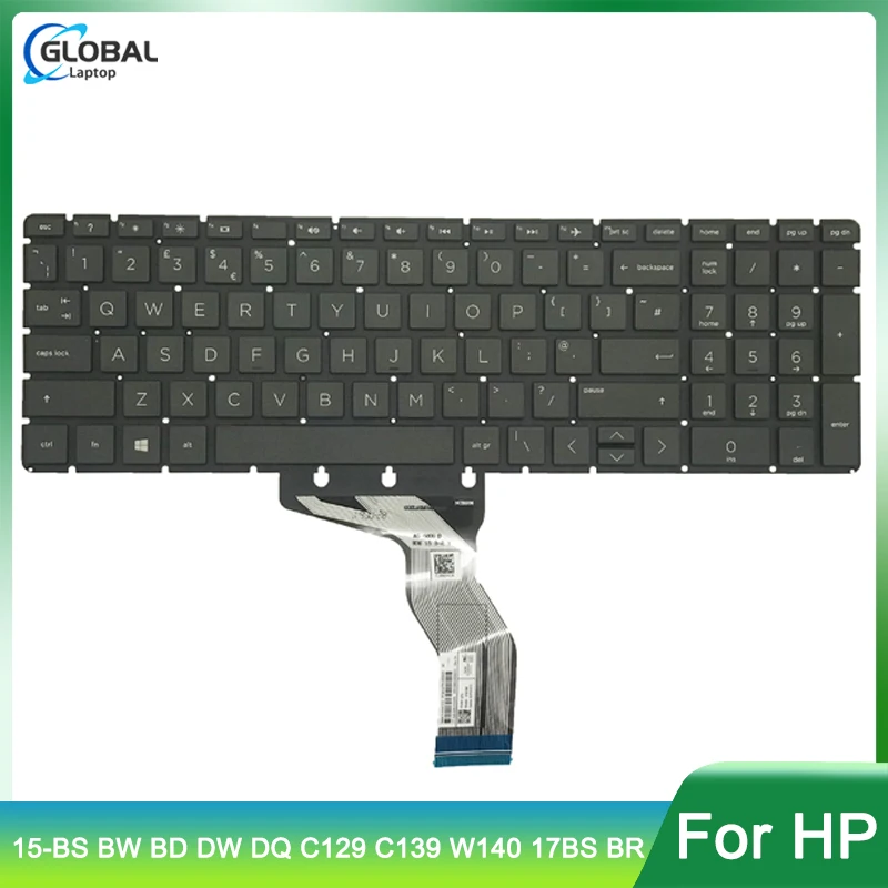 New UK Keyboard for 15-BS BW BD DW DQ C129 C139 W140 17BS BR Laptop Britain Keyboard L60339-031 FREE SHIPPING
New UK Keyboard for 15-BS BW BD DW DQ C129 C139 W140 17BS BR Laptop Britain Keyboard L60339-031 FREE SHIPPING