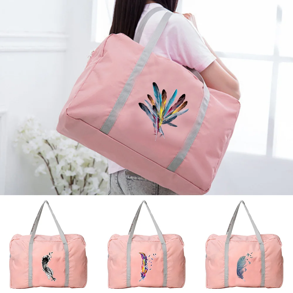 Travel Bag Fashion Unisex Outdoor Camping Handbag Foldable Luggage Toiletries Organizer Feather Series Zipper Accessories Bags
Travel Bag Fashion Unisex Outdoor Camping Handbag Foldable Luggage Toiletries Organizer Feather Series Zipper Accessories Bags