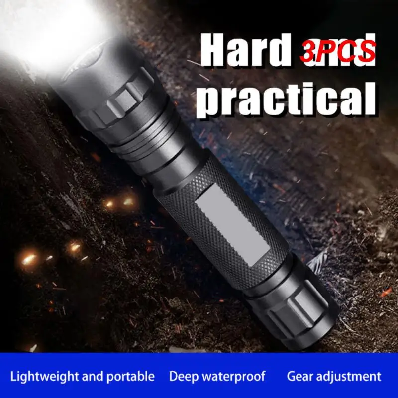 

3PCS LED Infrared Tactical Flashlight Zoomable Night Vision Hunting Rechargeable Waterproof Flashlights IR 850nm/940nm