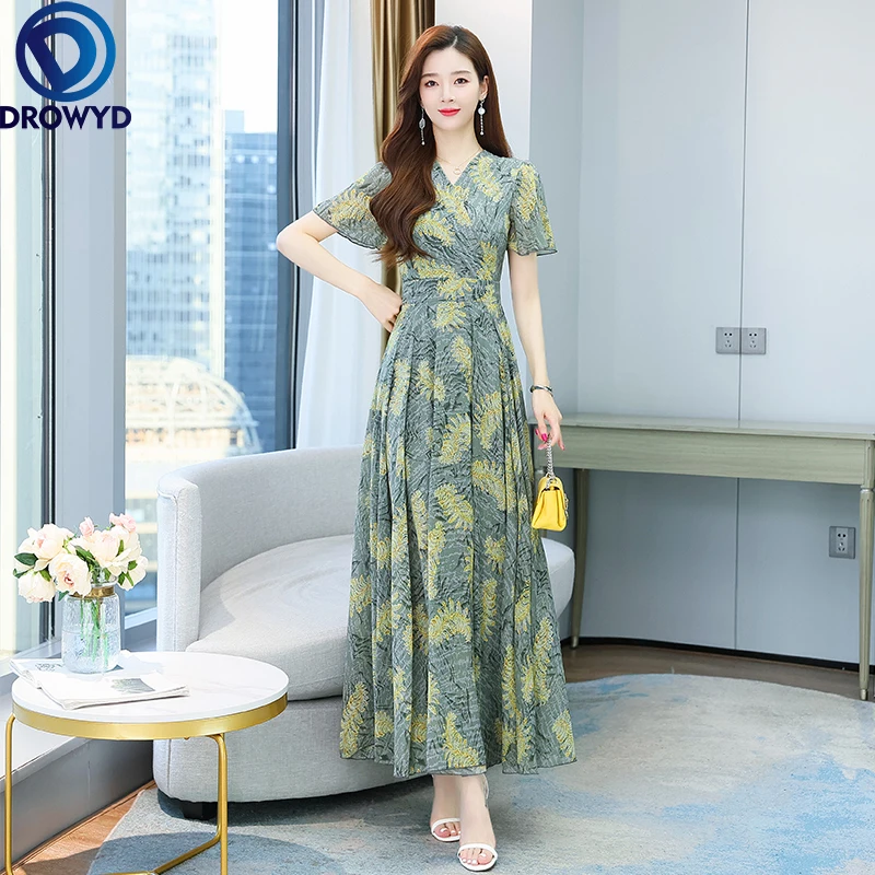 2022 Floral Maxi Dress Women Summer Boho Chiffon Pink De V-Neck Elegant Vestido Mujer Maxi Verano Tunics Robe Office Sukienki
2022 Floral Maxi Dress Women Summer Boho Chiffon Pink De V-Neck Elegant Vestido Mujer Maxi Verano Tunics Robe Office Sukienki