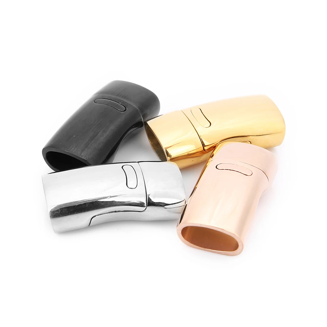 Louleur Stainless Steel Magnetic Clasps for Jewelry Making Oblate Buckle Magnet Hook Jewelry Findings DIY Leather Bracelet
Louleur Stainless Steel Magnetic Clasps for Jewelry Making Oblate Buckle Magnet Hook Jewelry Findings DIY Leather Bracelet