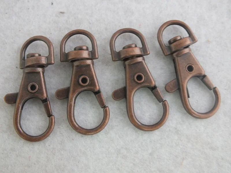 200pcs/lot 38mm Antique Copper Metal Color Swivel Clips Swivel Clasps Lobster claps
200pcs/lot 38mm Antique Copper Metal Color Swivel Clips Swivel Clasps Lobster claps