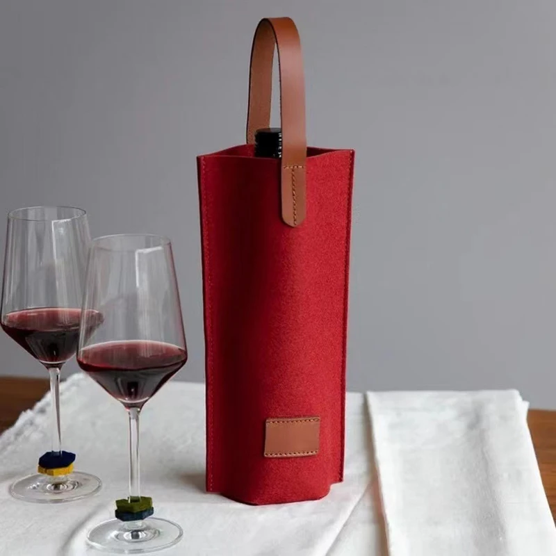 1PC Red Wine Packaging Bags Gift Universal Packaging Felt Boxes Single Bottle Wine Glass Packaging
1PC Red Wine Packaging Bags Gift Universal Packaging Felt Boxes Single Bottle Wine Glass Packaging