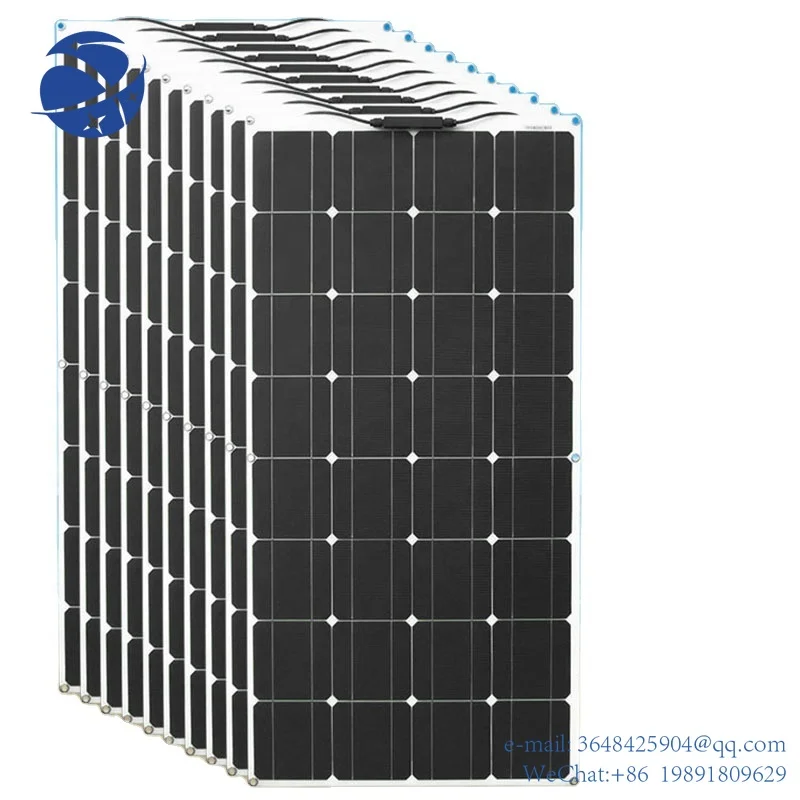 YYHC Products Flexible Solar Panel 1KW 800W 1000W 12v Bendable Battery Charge for Home Car Roof Ship Yacht Solar System
YYHC Products Flexible Solar Panel 1KW 800W 1000W 12v Bendable Battery Charge for Home Car Roof Ship Yacht Solar System
