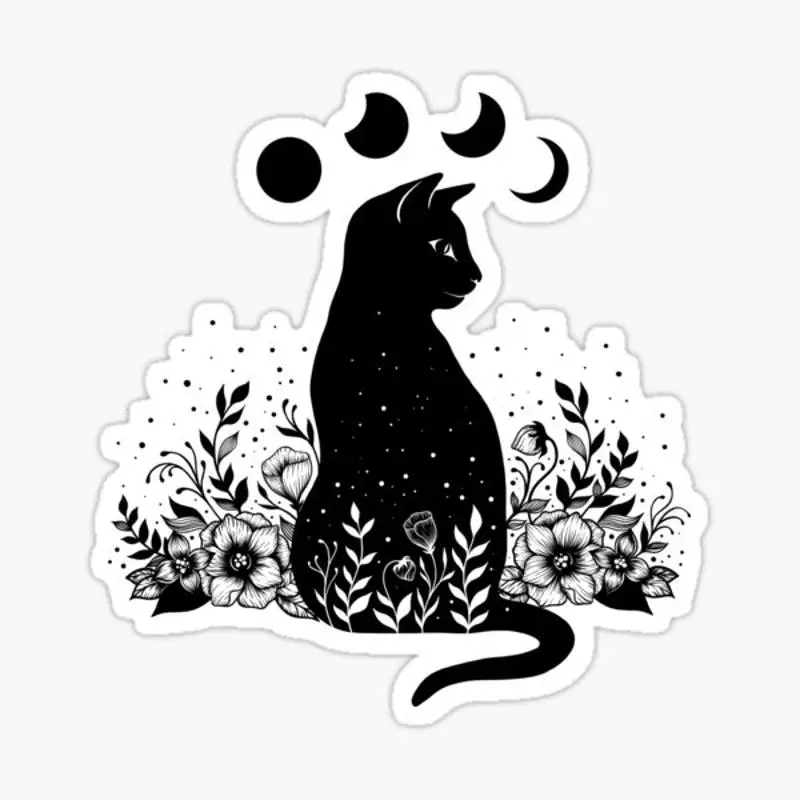 Night Garden Cat Sticker for Laptop Decor Bedroom Car Cute Cartoon Art Fashionable Public Suitcase
Night Garden Cat Sticker for Laptop Decor Bedroom Car Cute Cartoon Art Fashionable Public Suitcase