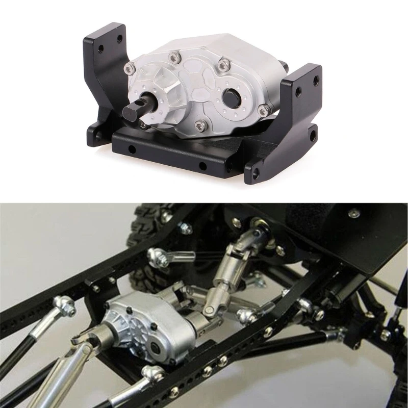 High Qualitys Metal Gearboxs Transmission Case with Base Suitable for 1/10 Remote Control Crawler Climbing Car SCX10 D90
High Qualitys Metal Gearboxs Transmission Case with Base Suitable for 1/10 Remote Control Crawler Climbing Car SCX10 D90