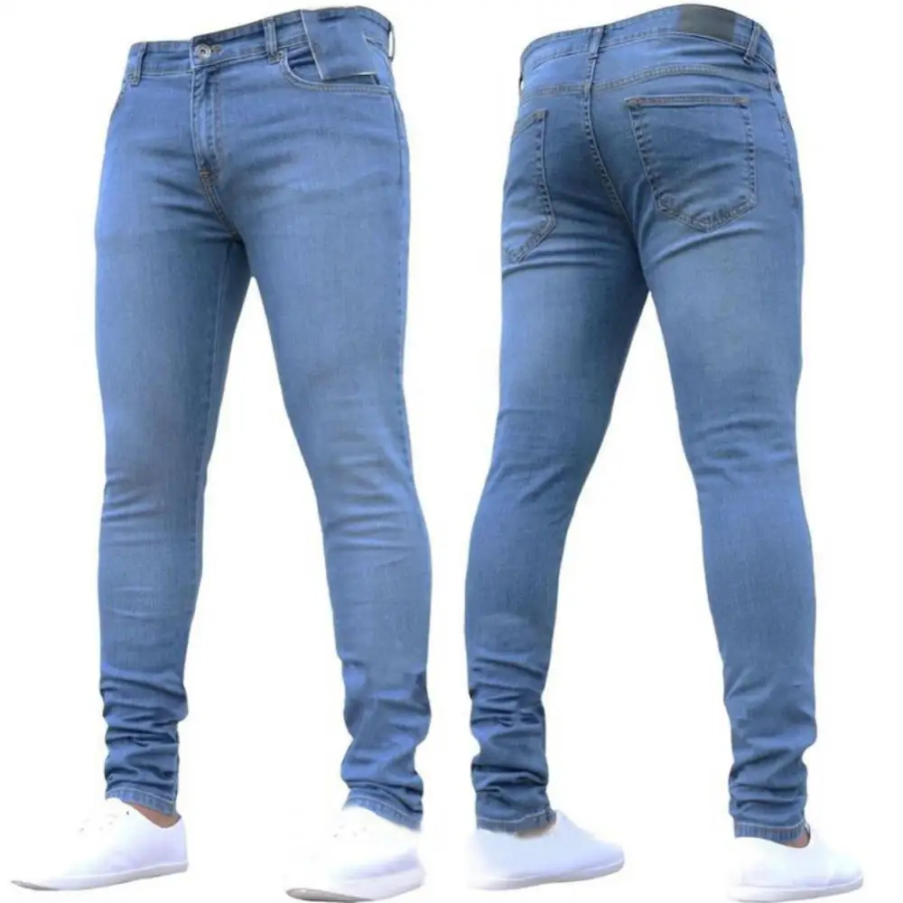 Men Blue Jeans Pants Trousers Stretch Denim Streetwear Fashion Skinny Jeans Long Autumn Winter Mens Fit Leggings
Men Blue Jeans Pants Trousers Stretch Denim Streetwear Fashion Skinny Jeans Long Autumn Winter Mens Fit Leggings